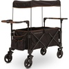 image:imageDelta Children Hercules Stroller Wagon for 2 Kids Versatile Stroller Wagon with Canopy PushPull Handles Cup Holders and Storage Pockets Compact Fold is Great for Travel Black