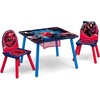 image:imageDelta Children Kids Table and Chair Set With Storage 2 Chairs Included  Ideal for Arts amp Crafts Snack Time Homework amp More DisneyPixar Cars 3 Piece SetSpiderMan