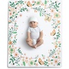 image:imageDelta Children Milestone Baby Blanket  Monthly Blanket for Pictures  Photo Blanket for Newborns FloralFloral