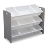 image:imageDelta Children MySize 9 Bin Plastic Toy Organizer  Greenguard Gold Certified GreyGrey