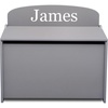 image:imageDelta Children MySize Deluxe Toy Box Deep BlueGrey
