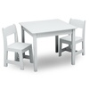 image:imageDelta Children MySize Kids Wood Table and Chair Set 2 Chairs Included Deep BlueBianca White