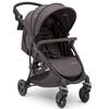 image:imageJeep Gemini Stroller by Delta Children  Full of Features Easy OneHand Fold Recline Lightweight Oversized Canopy 2 Cup Holders Shock Absorbing Frame Grey Tweed