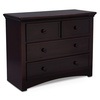 image:imageSerta 4 Drawer Dresser Dark Chocolate
