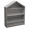 image:imageSerta Happy Home Storage Bookcase  Ideal for Books Decor Homeschooling amp More Grey