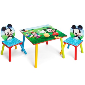 image:imageDelta Children  Disney Minnie Mouse Kids Table and Chair Set 3 Piece Set 2 Chairs Included  Ideal for Arts amp Crafts Snack Time Homework amp More PinkMickey Mouse