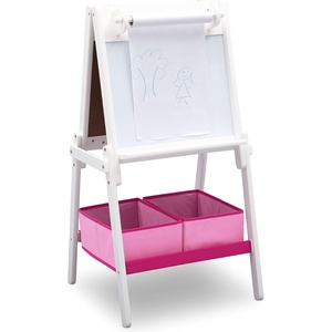image:imageDelta Children  Minnie Mouse Activity Easel with Storage  Greenguard Gold CertifiedBianca White