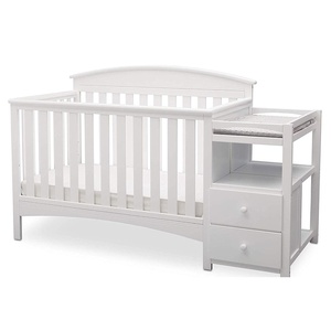 image:imageDelta Children Abby Convertible Crib and Changer GreyBianca White