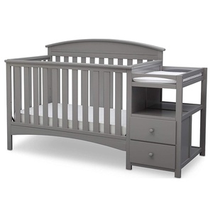 image:imageDelta Children Abby Convertible Crib and Changer GreyGrey