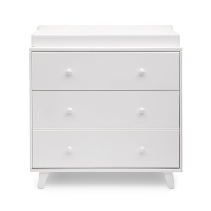 image:imageDelta Children Ava 3 Drawer Dresser with Changing Top Greenguard Gold Certified WhiteDresser
