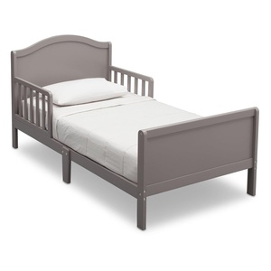 image:imageDelta Children Bennett Wood Toddler Bed  Greenguard Gold Certified Bianca WhiteGrey