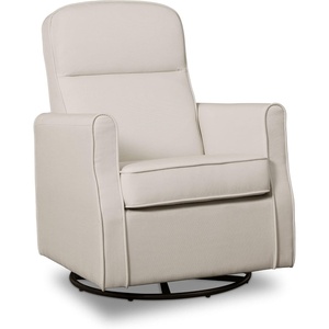 image:imageDelta Children Blair Slim Nursery Glider Swivel Rocker Chair CharcoalCream