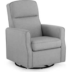 image:imageDelta Children Blair Slim Nursery Glider Swivel Rocker Chair CharcoalFrench Gray