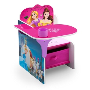 image:imageDelta Children Chair Desk with Storage Bin Disney Princess Friendship Adventures