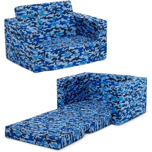 image:imageDelta Children Cozee Blue Camo Convertible Foam Chair to Lounger for KidsBlue Camo