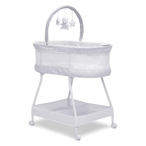 image:imageDelta Children Curve Bassinet WhiteGrey