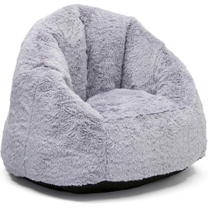 image:imageDelta Children Delta Home Adult Lounge Fluffy Foam Filled Living Rooms amp DormsBetter Than A Bean Bag Chair Grey 1 Count Pack of 1