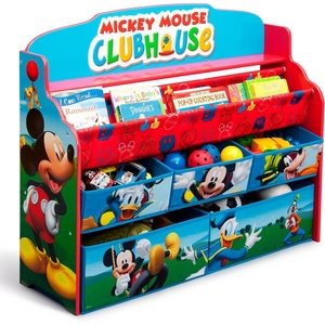 image:imageDelta Children Deluxe Book amp Toy Organizer Disney PrincessDisney Mickey Mouse