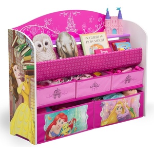 image:imageDelta Children Deluxe Book amp Toy Organizer Disney PrincessDisney PrincessPink