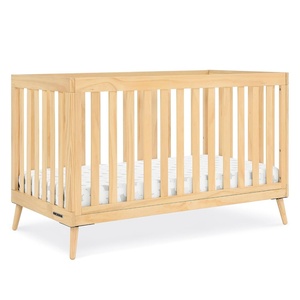 image:imageDelta Children Essex 4in1 Convertible Baby Crib Grey with Natural LegsNatural