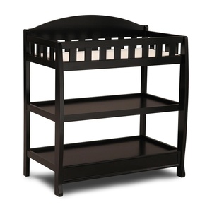 image:imageDelta Children Infant Changing Table with Pad WhiteEbony Black