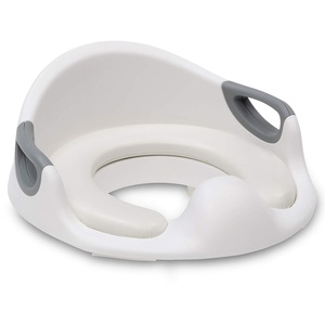 image:imageDelta Children Kid Size Toddler Potty Training Seat for Boys amp Girls  Includes Soft Seat Handles amp Builtin Splash Guard  Easy to Clean WhiteGrey