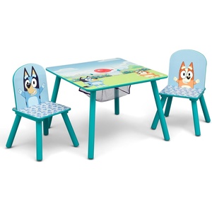 image:imageDelta Children Kids Table and Chair Set With Storage 2 Chairs Included  Ideal for Arts amp Crafts Snack Time Homeschooling Homework amp More Nick Jr PAW PatrolBluey