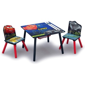 image:imageDelta Children Kids Table and Chair Set With Storage 2 Chairs Included  Ideal for Arts amp Crafts Snack Time Homework amp More DisneyPixar Cars 3 Piece SetCars
