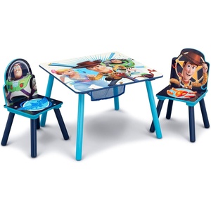 image:imageDelta Children Kids Table and Chair Set With Storage 2 Chairs Included  Ideal for Arts amp Crafts Snack Time Homework amp More DisneyPixar Cars 3 Piece SetToy Story 4