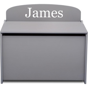 image:imageDelta Children MySize Deluxe Toy Box Deep BlueGrey