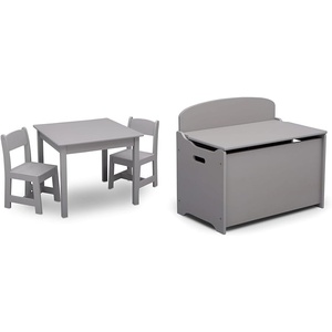 image:imageDelta Children MySize Table amp 2 Chairs Set 2Grey