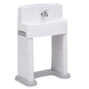 image:imageDelta Children PerfectSize 3in1 Convertible Sink Step Stool and Bath Toy for ToddlersKids  Perfect for Potty Training WhiteGrey