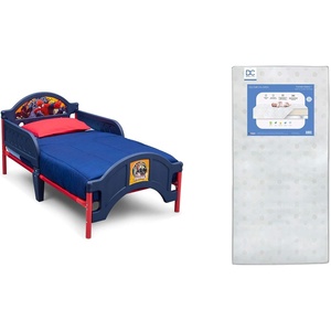 image:imageDelta Children Plastic Toddler Bed DisneyPixar CarsSpiderman