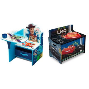 image:imageDelta Children Toy Story 4 Chair Desk and DisneyPixar Cars Toy Box