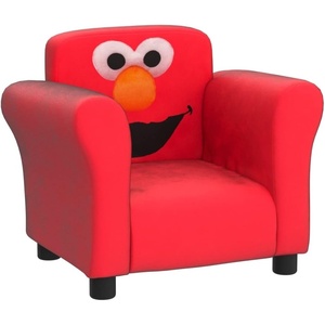 image:imageDelta Children Upholstered Chair with PAW Patrol Graphics Wood Frame Plush Foam Padding Side Pockets for Toddlers and KidsSesame Street