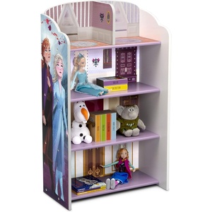 image:imageDelta Children Wooden Playhouse 4Shelf Bookcase for Kids Sesame StreetFrozen II