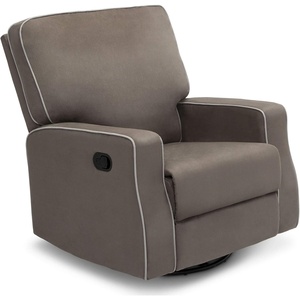 image:imageDelta Home Chambers Bay Recliner Glider Swivel Chair Adult Graphite wDove Grey Welt