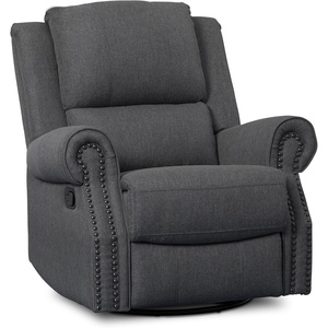 image:imageDelta Home Denham Recliner Glider Swivel Chair Adult Wood BlushCharcoal