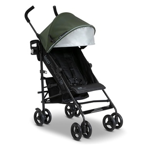 image:imageJeep AdventureGlyde Stroller by Delta Children  Lightweight Travel Stroller with Smoothest Ride amp Compact Fold 3Position Recline Extra Large Storage Basket BlackGreyOlive Green