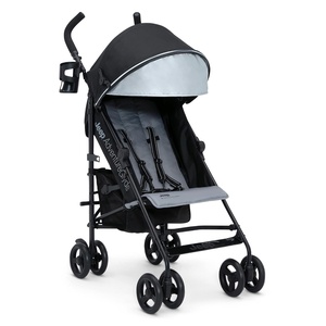 image:imageJeep AdventureGlyde Stroller by Delta Children  Lightweight Travel Stroller with Smoothest Ride amp Compact Fold 3Position Recline Extra Large Storage Basket BlackGreyBlackGrey
