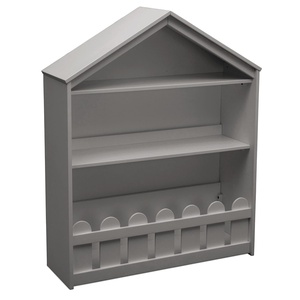 image:imageSerta Happy Home Storage Bookcase  Ideal for Books Decor Homeschooling amp More Grey