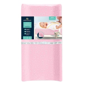 image:imageSerta Perfect Sleeper Contoured Changing Pad with Plush Cover GreyPink
