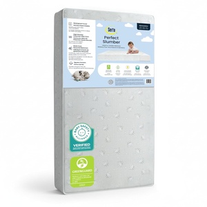 image:imageSerta Perfect Slumber Dual Sided Crib and Toddler Mattress  Waterproof  Hypoallergenic  Premium Sustainably Sourced Fiber Core GREENGUARD Gold Certified NonToxic 7 Year Warranty  Made in USASlumber Mattress