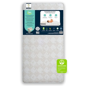 image:imageSerta Tranquility Eco Firm 2Stage Baby Crib and Toddler Mattress  Waterproof Standard Baby Crib amp Toddler Mattress  GREENGUARD Gold Certified 52 L X 275 W 50 Year WarrantyWhite