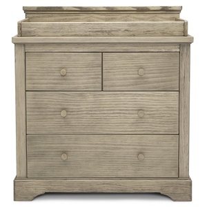 image:imageSimmons Kids SlumberTime Paloma 4 Drawer Dresser with Changing Top Rustic Whitewash