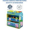 image:imageDelta Children 6Bin Toy Storage Organizer Peppa Pig