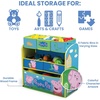 image:imageDelta Children 6Bin Toy Storage Organizer Peppa Pig