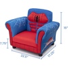 image:imageDelta Children Figural Upholstered Chair Marvel Spider Man Blue RedSpiderMan