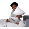 image:imageDelta Children Gap babyGap Toddler Pillow with 2 Cooling Covers WhiteGrey Stripe