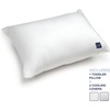 image:imageDelta Children Gap babyGap Toddler Pillow with 2 Cooling Covers WhiteGrey Stripe